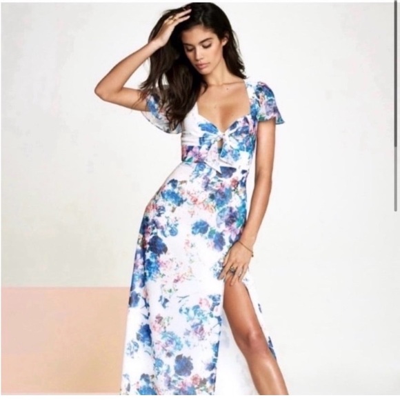 REVOLVE Lovers and Friends White Floral Maxi Dress - Picture 3 of 8